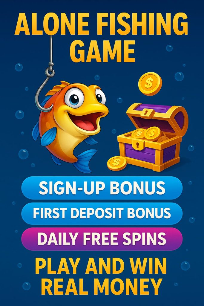 Alone fishing game